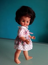 "SEBINO" Bambola vintage, anni 70, vinile e plastica, altezza 27 cm.