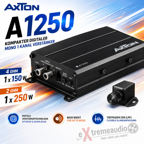 Axton a1250 amplificatore - axton,
