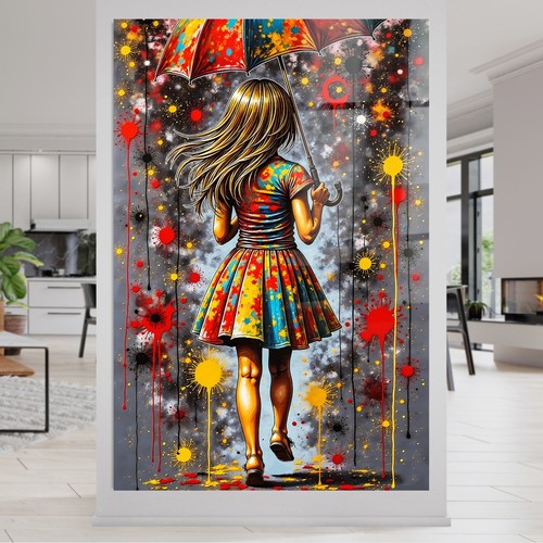 Quadro parete astratto - ✅, da