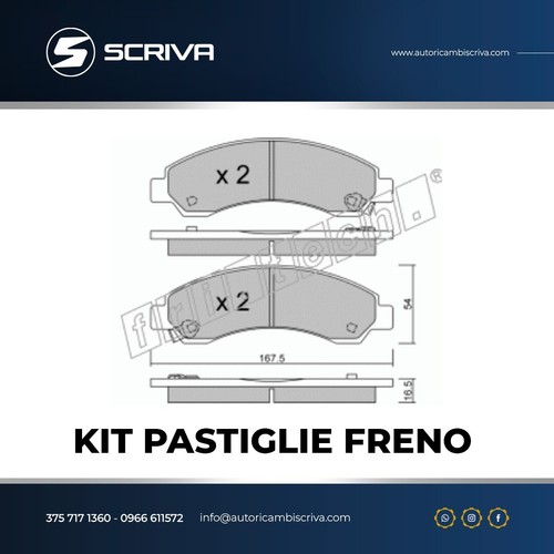 Kit pastiglie freno - pastiglie, fri-tech