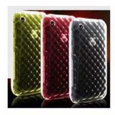 2 PEZZI COVER SILICONE PER APPLE IPHONE CUSTODIA RIGIDA PER APPLE 3G 3GS DIAMOND