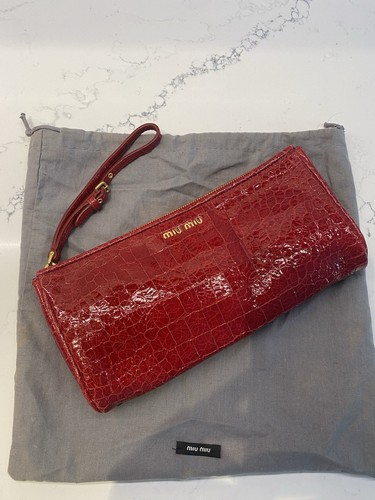 Pochette miu miumiu pelle - miu, in