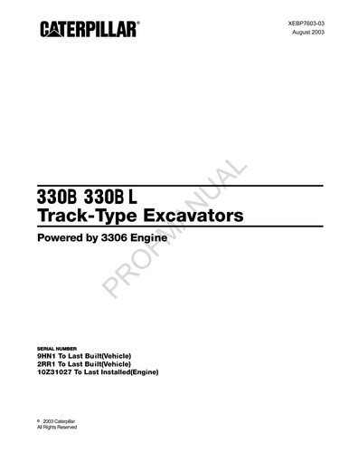 Catalogo ricambi escavatore