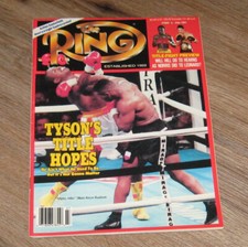 THE RING Boxing magazine 1991