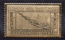 Balbo Lire Air Cruise 7,70 riproduzione lamina d'oro