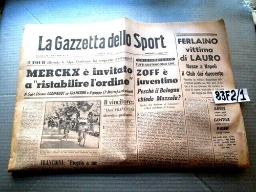 Gazzetta dello sport 1971 - gazzetta,
