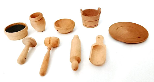 Set miniature legno - set,