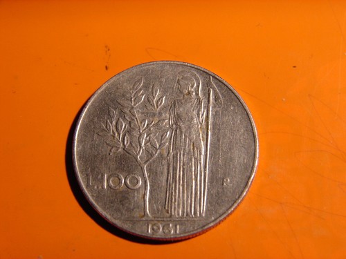 Italie 100 lire 1961 - italie.,