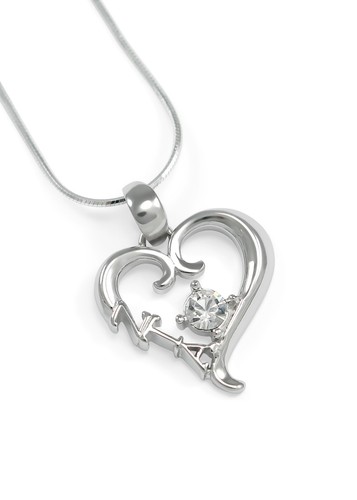 Ciondolo cuore zeta tau alpha - tau,