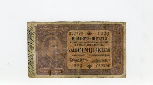 Banconota lire umberto - lire, i