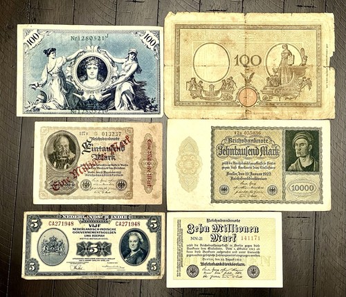 Vintage world banknote lot - vintage, of