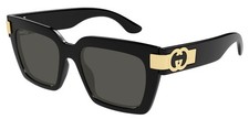OCCHIALI DA SOLE GUCCI GG 1689S COLORE 001 NERO LENTE GRIGIA DONNA SUNGLASSES