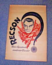 1930c affiche RECSON magicien