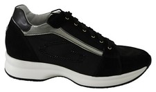 Scarpe ALBERTO GUARDIANI nere casual logo sneakers stringate donna EU36 / US5,5