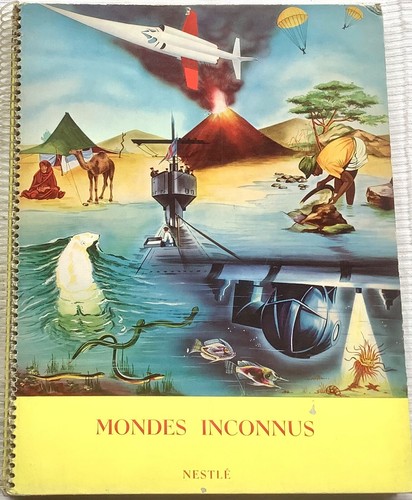 Album chromos mondes inconnus - chromos,