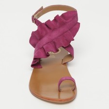 SANDALI WHITE SUN FUCSIA PELLE