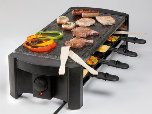 Raclette con pietra naturale - con,