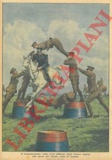 BELTRAME A. - Il singolarissimo salto con il suo cavallo all'interno di un cerc