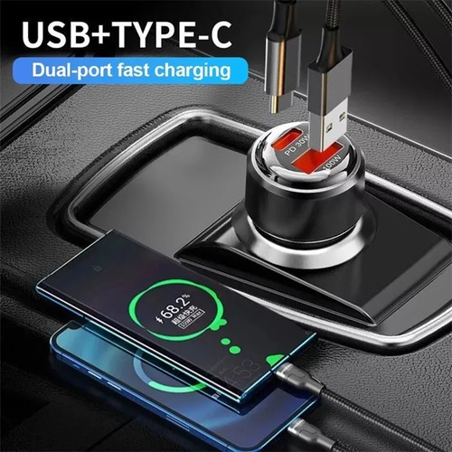 Caricabatteria auto usb - da,