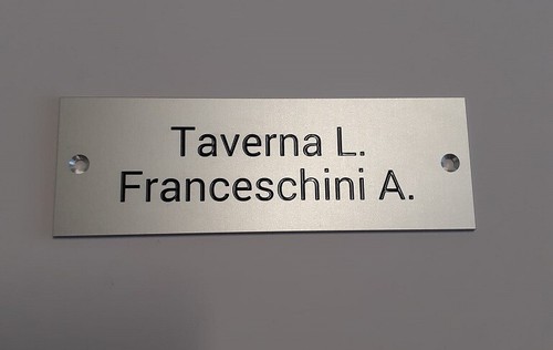 Targa targhetta porta cancello - targa,