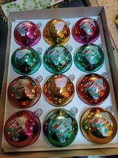 PALLE DI NATALE  SET 24 PEZZI DIAMETRO 7 CM COLORE ORO, VERDE, ROSSO