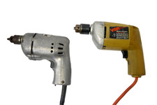 2 Trapano Elettrico Vintage Black Decker Power 3/8” Cavo VSR 7127 120V Ricambi