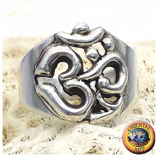 Anello simbolo argento 925 - simbolo, om