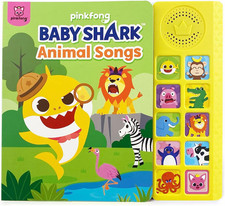 Baby Shark Animal Songs - Libro Sonoro a 10 Pulsanti, Filastrocche per Bambini, 