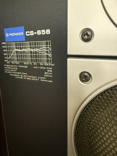 Pioneer 656 bass reflex x - cs-656,