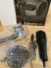Trust Gaming GXT 232 Mantis Microfono USB per Streaming, Shock-Mount
