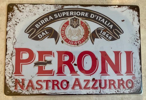 Peroni birra insegna targa - peroni,