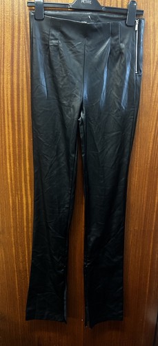 Pantalone stile pelle zara - pelle, m