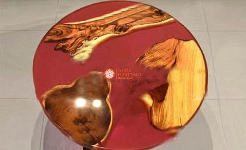 Tavolo rotondo legno con - tavolo,