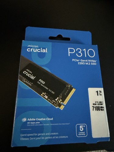 Crucial p310 1tb 2280 ssd - crucial,