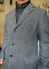 Cappotto Fay pied-de-poule XL in lana - 3 bottoni - Elegante e caldo - P