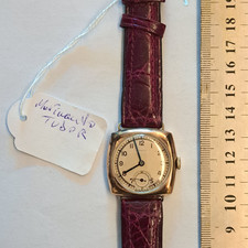 collezione privata : orologio vintage Rolex Rolco cushion case 1930 Gold 9kt