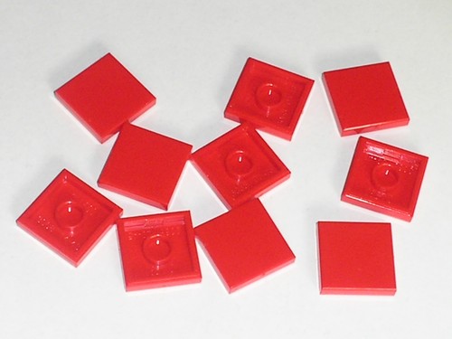 Lot tiles red - 10, 2