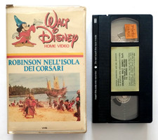 Vhs Robinson Nell'Isola Dei Corsari Film Avventura Walt Disney Vintage Nolo(SOS)