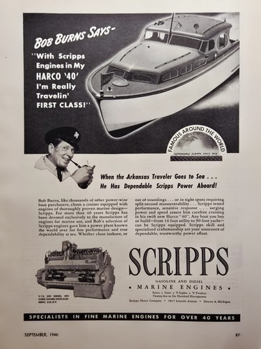 Pubblicità 1946 scripps - pubblicità,