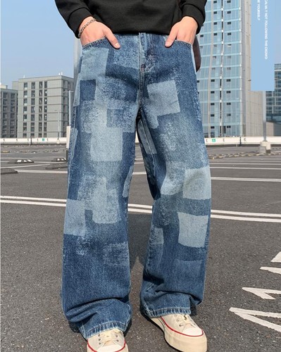 Jeans uomo blu colore - , misto