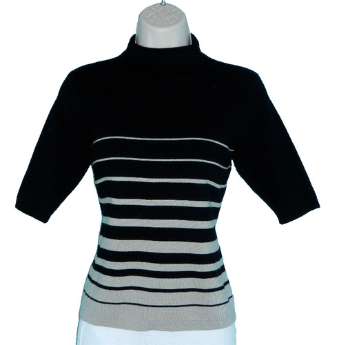 Top vintage clio nero tortora - nero,