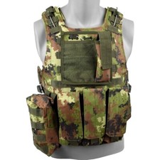 GIUBBINO CORPETTO GILET TATTICO MOLLE VEST SOFTAIR FSBE VEGETATO RP-81TC VEST