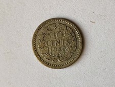 MONETA 10 CENTESIMI 1925 OLANDA PAESI BASSI- Argento