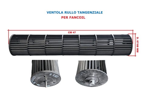 Ventola rullo tangenziale - rullo,