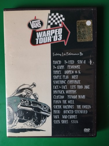 Dvd vans warped - tour, 2003