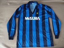 *LEGGI* Vintage Maglia da Stadio Inter Misura Calcio Jersey Shirt (NO Matthaus)