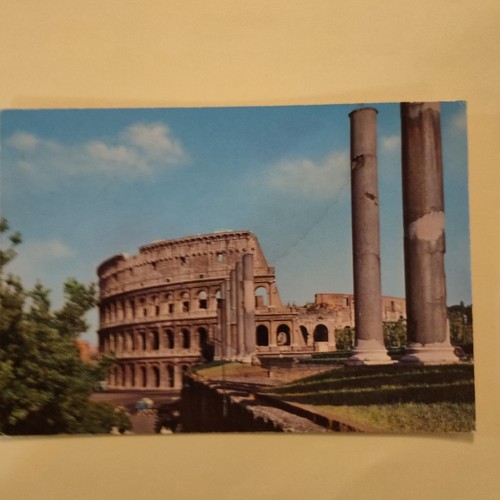 Roma il colosseo cartolina - roma,