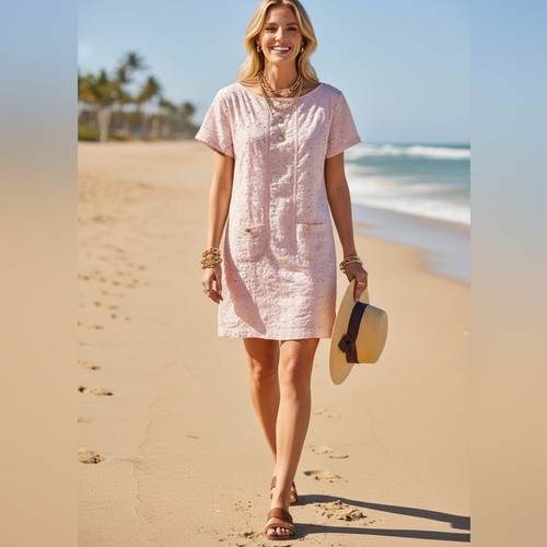 Versace jeans pink eyelet lace - eyelet,