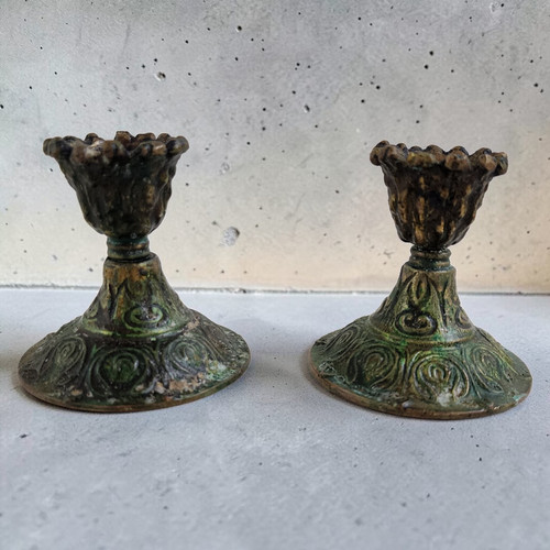 Coppia candelabri sabra - coppia, di