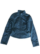 GUESS JEANS Giacca da donna Giubbino Casual Giubbotto Full zip Nero Taglia S